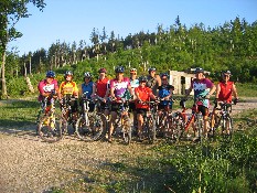 MTB-Gruppe an der Binsenwasenh�tte